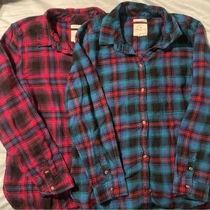 AMERICAN EAGLE WOMENS FLANNELS (Come together)